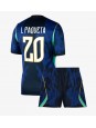 Detské Futbalové oblečenie Brazília Lucas Paqueta #20 MS 2026 Krátky Rukáv - Preč (+ trenírky)